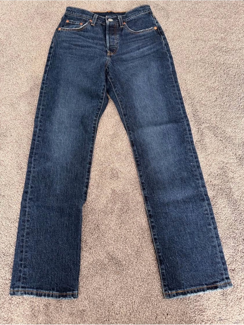 Levi's Original 501’s Women's Indigo Straight-Leg Jeans